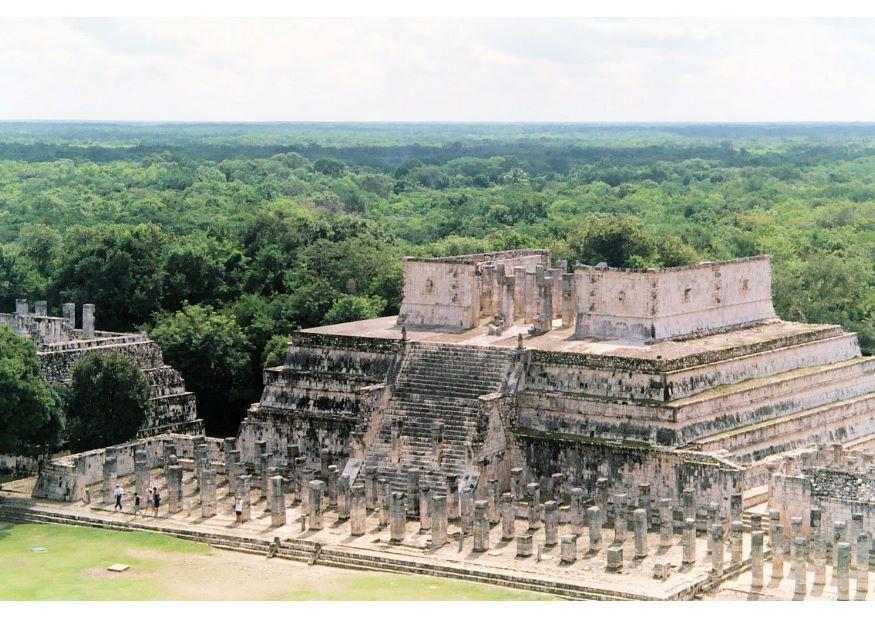 Foto tempio dei guerrieri, chichA©n itzA 